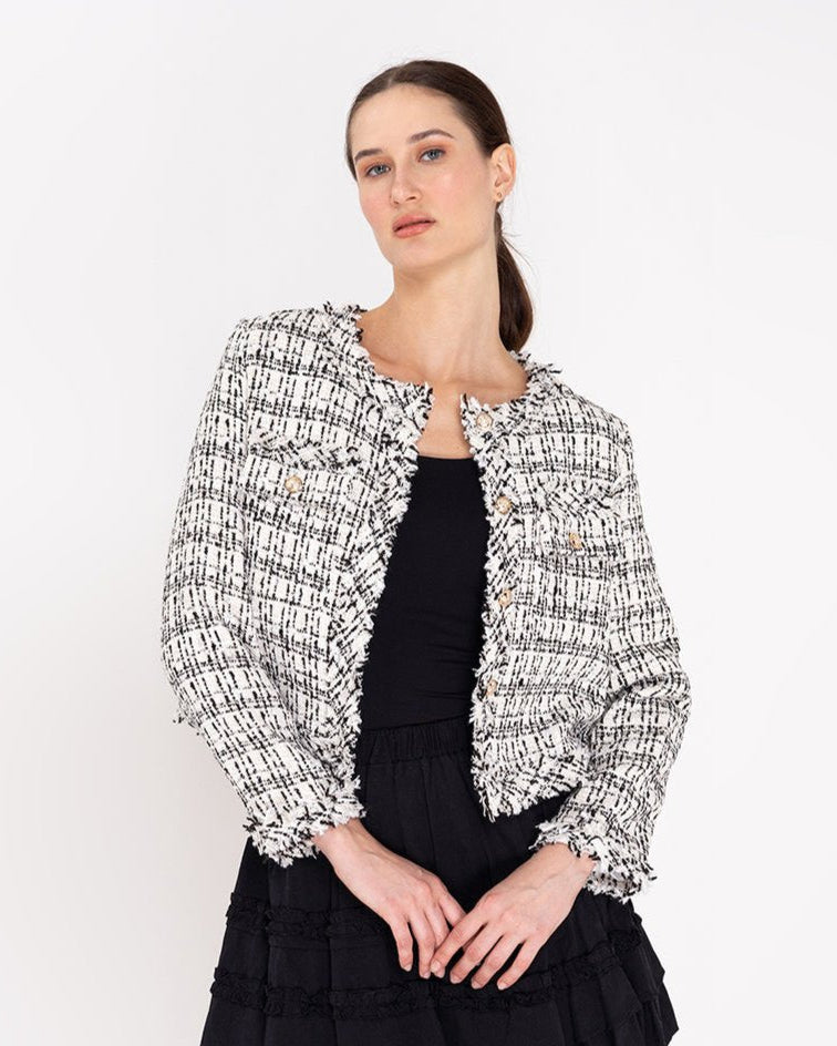 Check Tweed Jacket