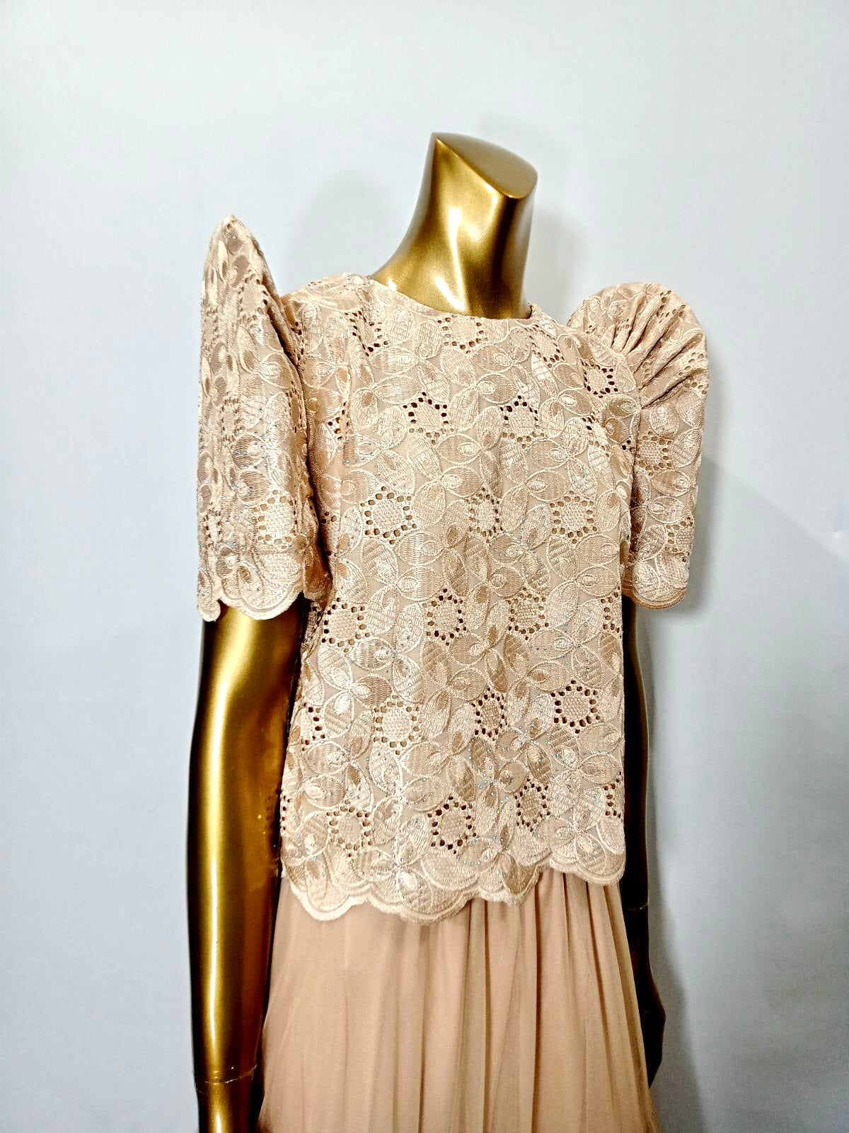 Roundneck Lace Terno Top