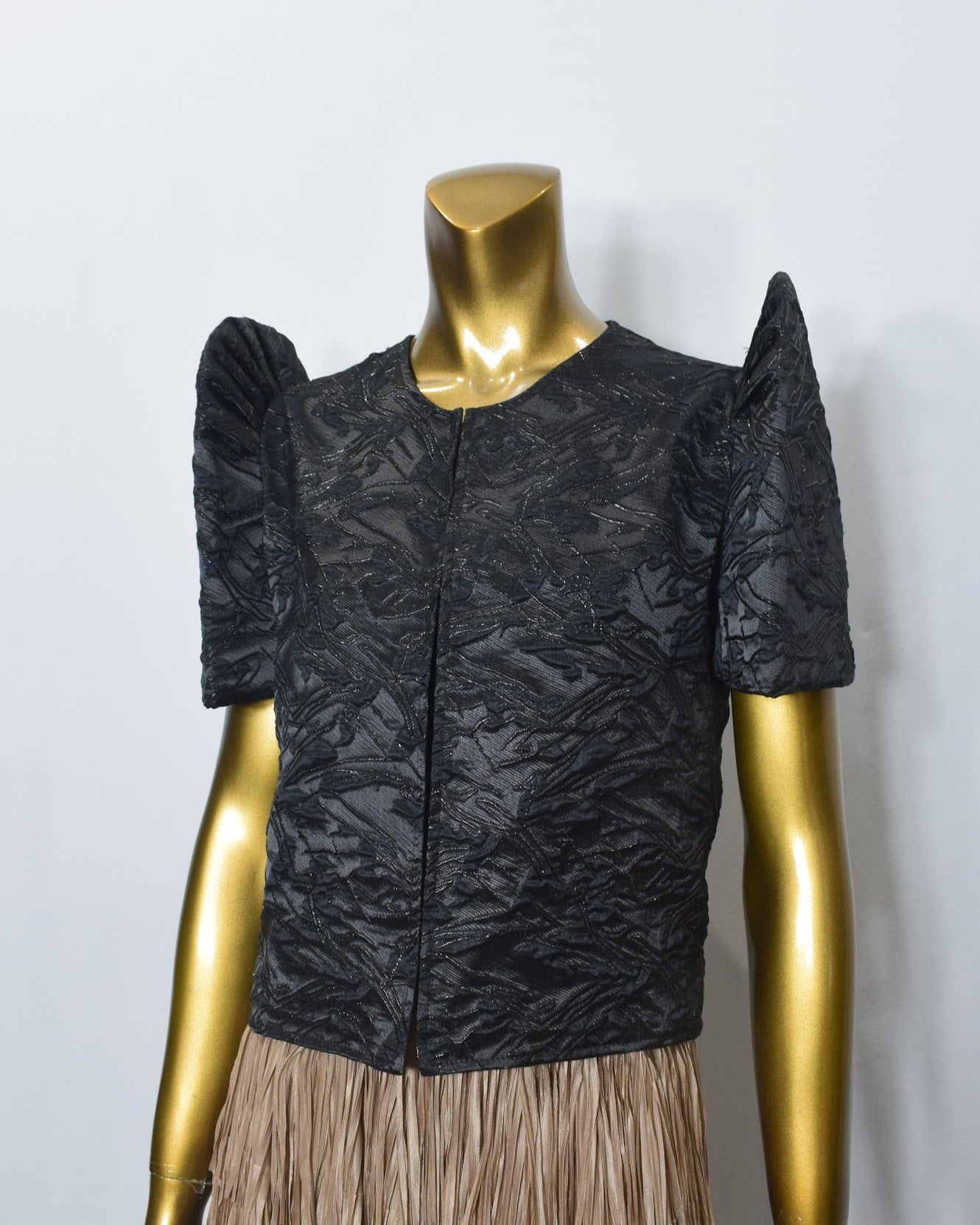 Jacquard Knit Bolero