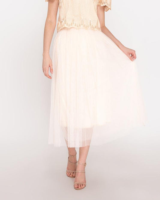 Midcalf Tulle Skirt