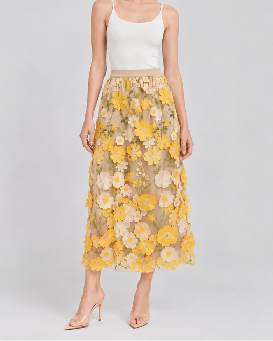 3D Flower Skirt