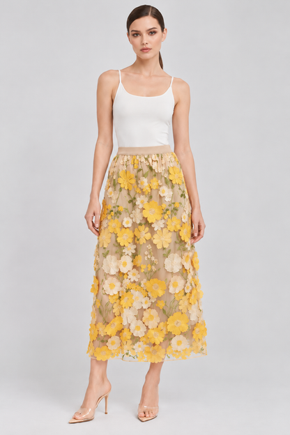 3D Flower Skirt
