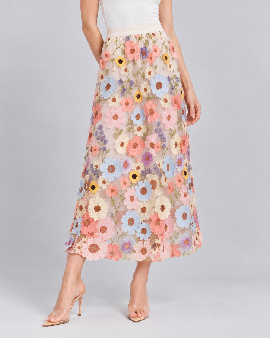 3D Flower Skirt