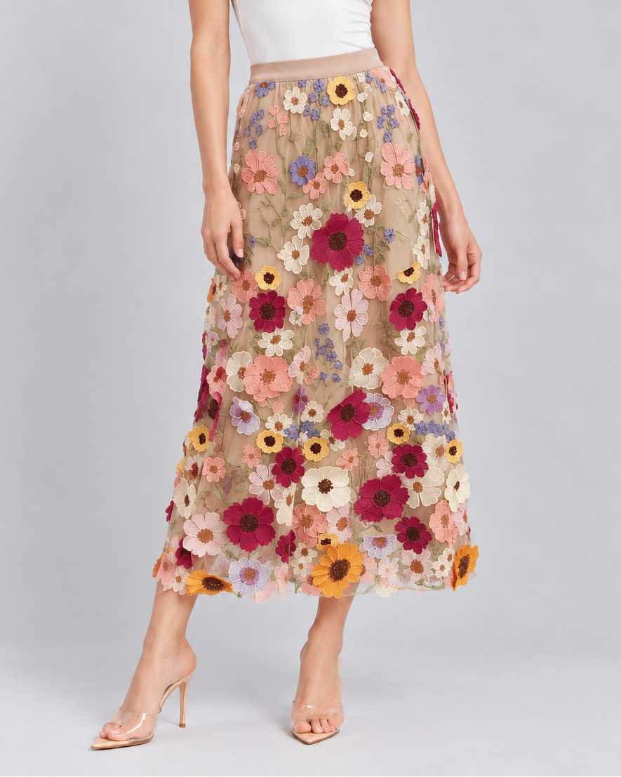 3D Flower Skirt