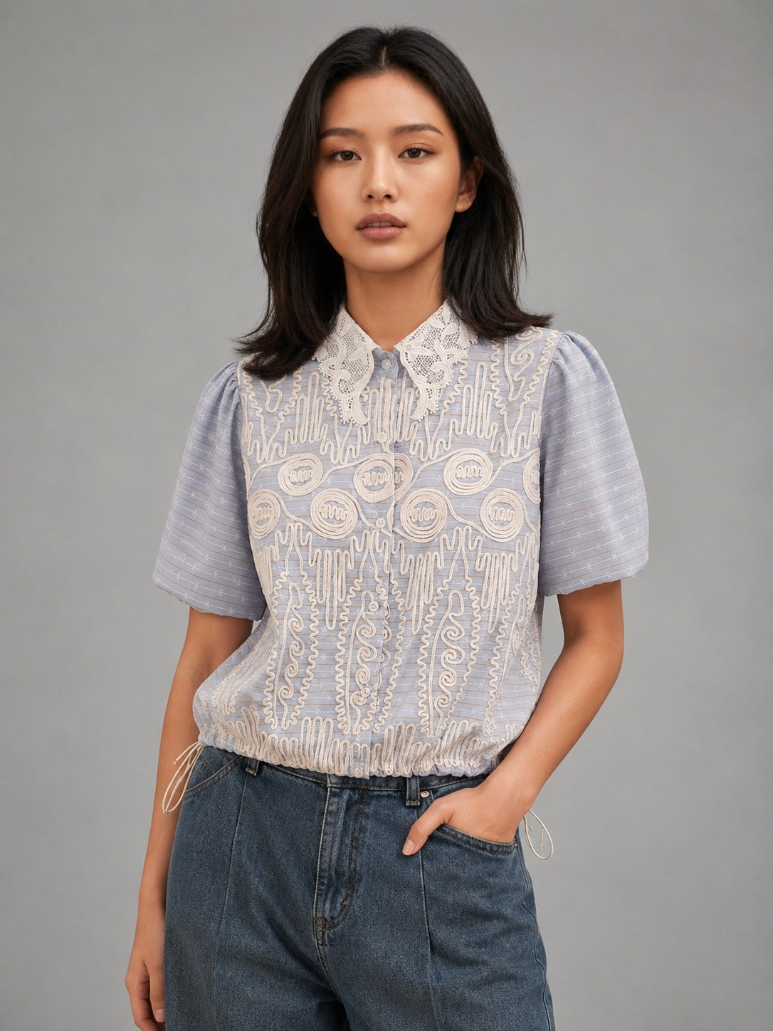 Embroidered Buttondown