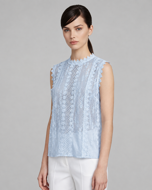 Sleeveless Lace Top