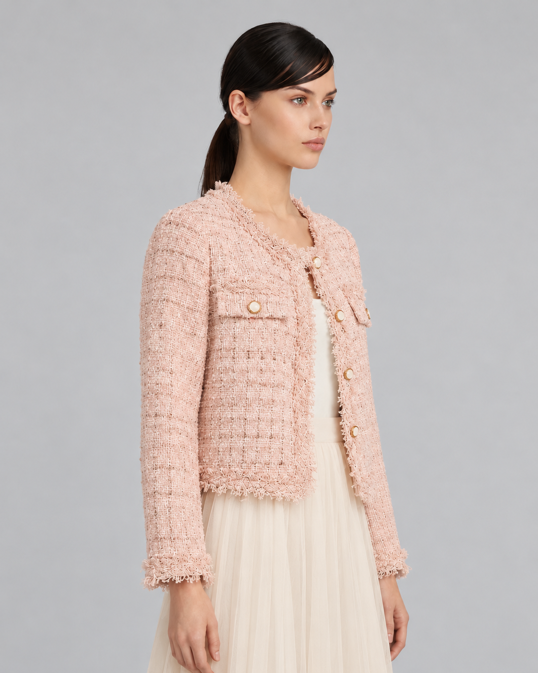 Check Tweed Jacket