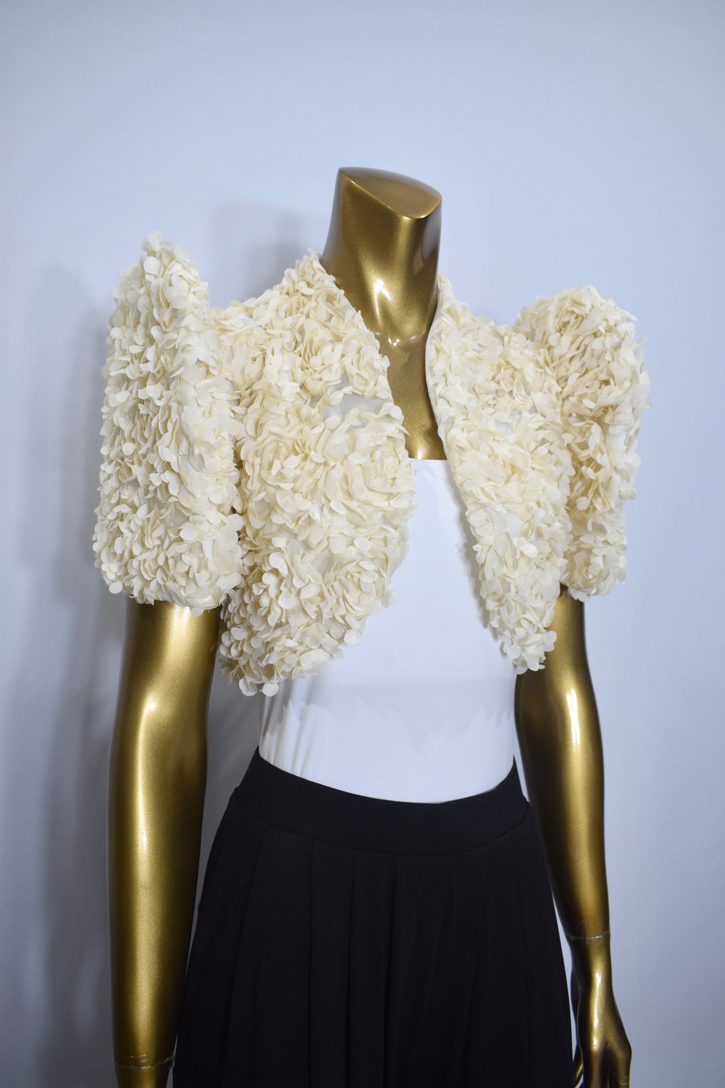 Cropped Rosette Bolero Terno