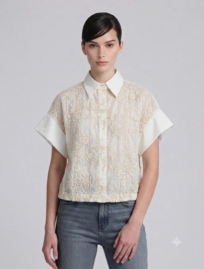 Embroidered Buttondown
