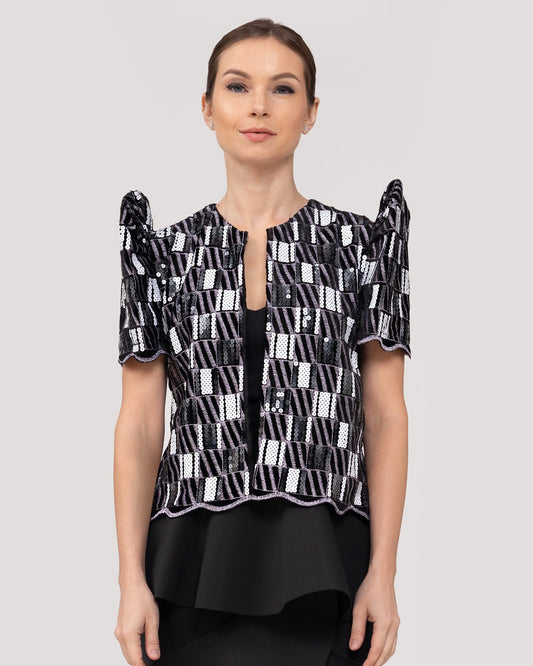 Sequined Terno Bolero