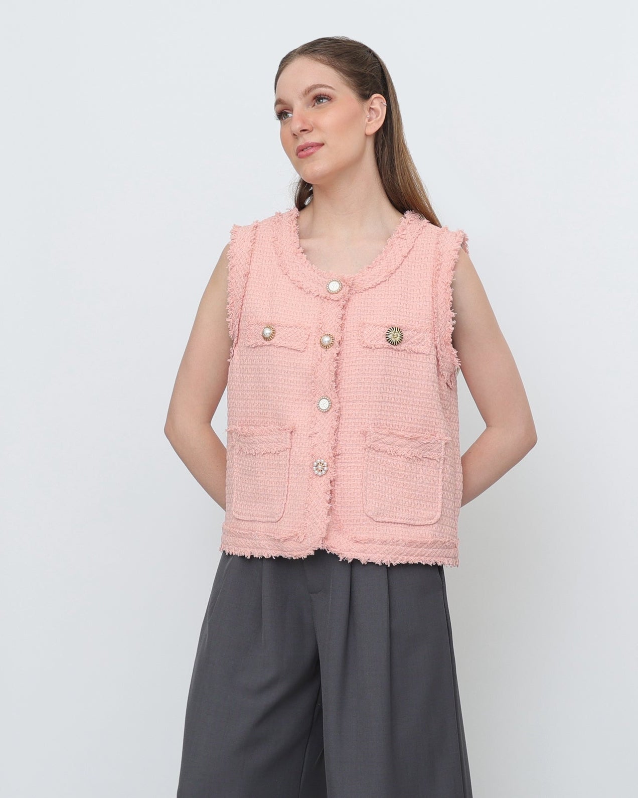 Tweed Vest