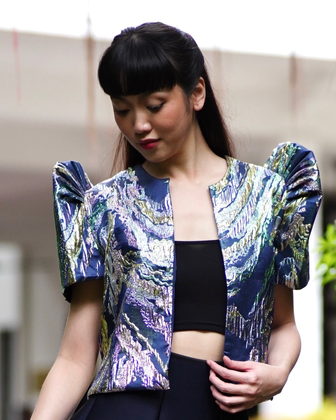 Jacquard Bolero Terno