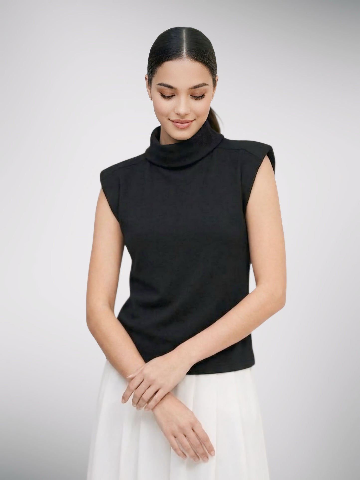 Highneck Padded Top