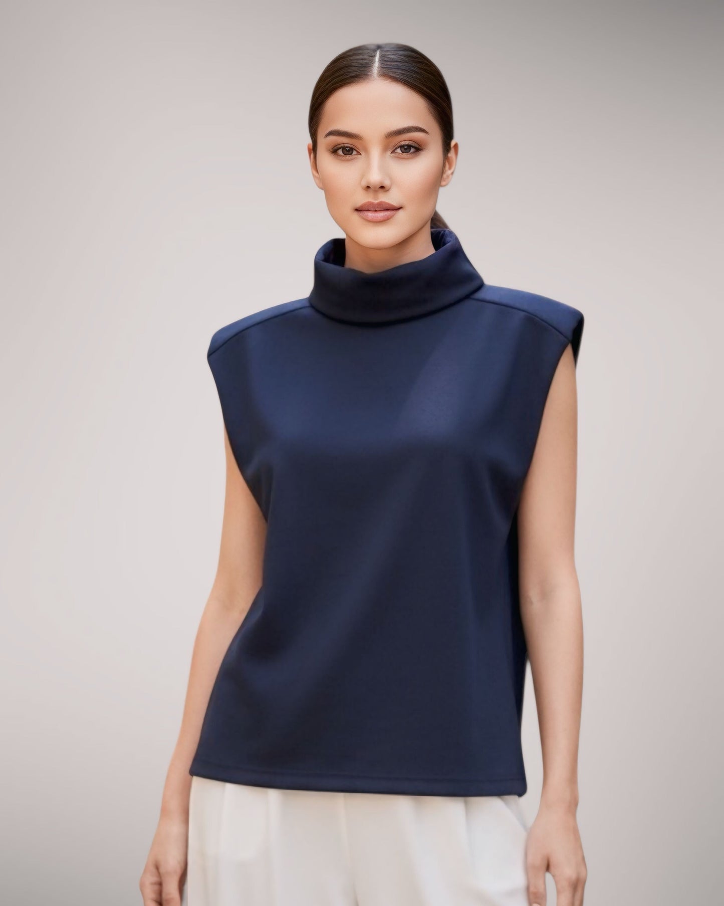 Highneck Padded Top