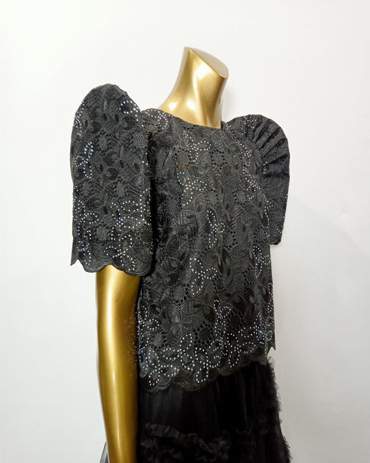 Roundneck Lace Terno Top