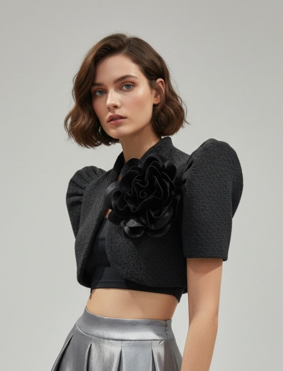 Cropped Bolero Terno