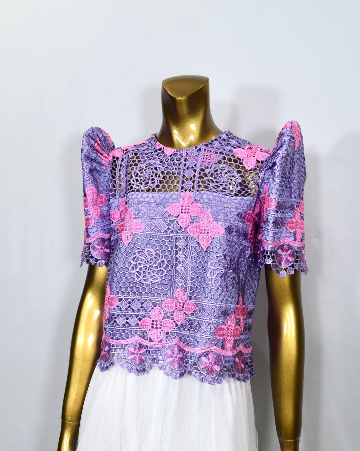 Roundneck Lace Terno Top