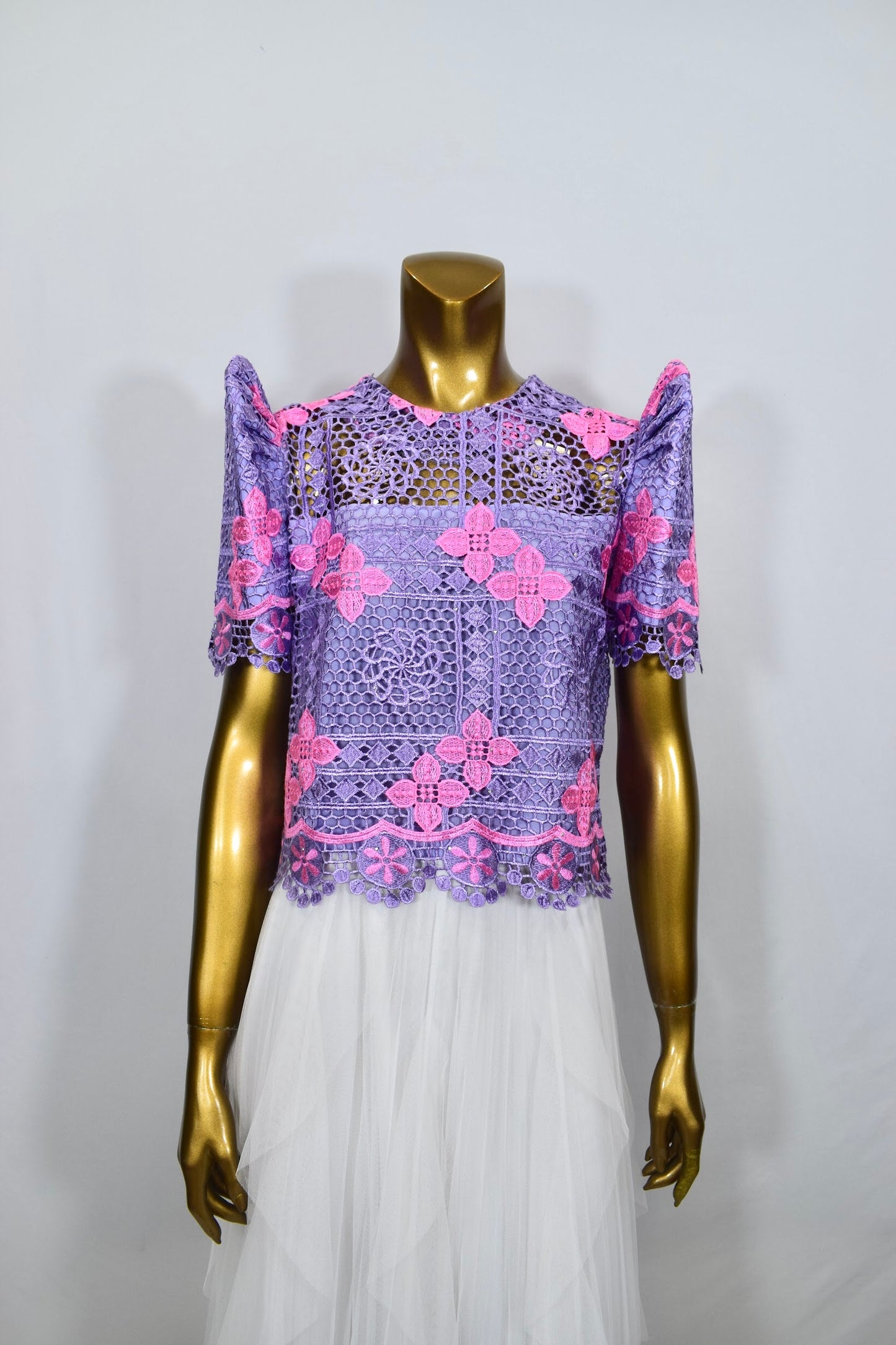 Roundneck Lace Terno Top
