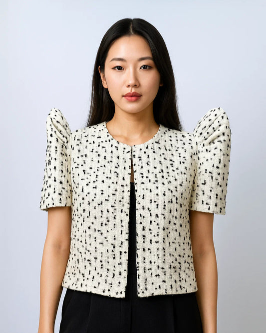 Tweed Bolero Terno