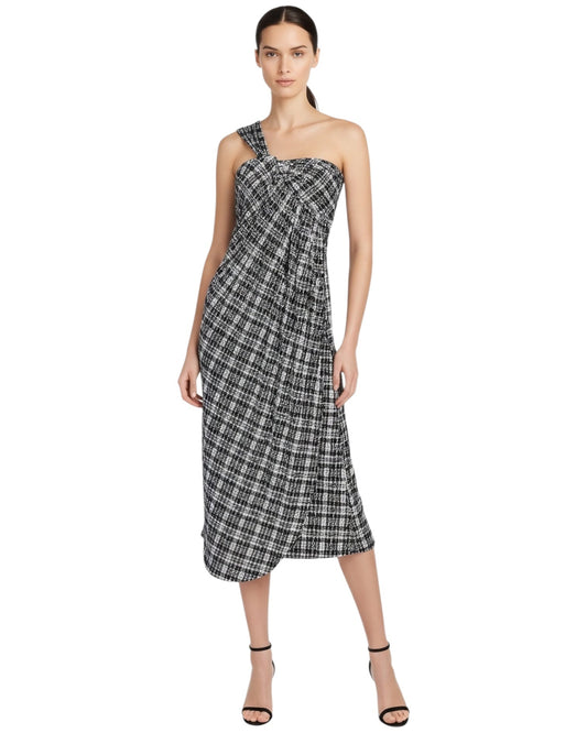 One Side Printed Dress