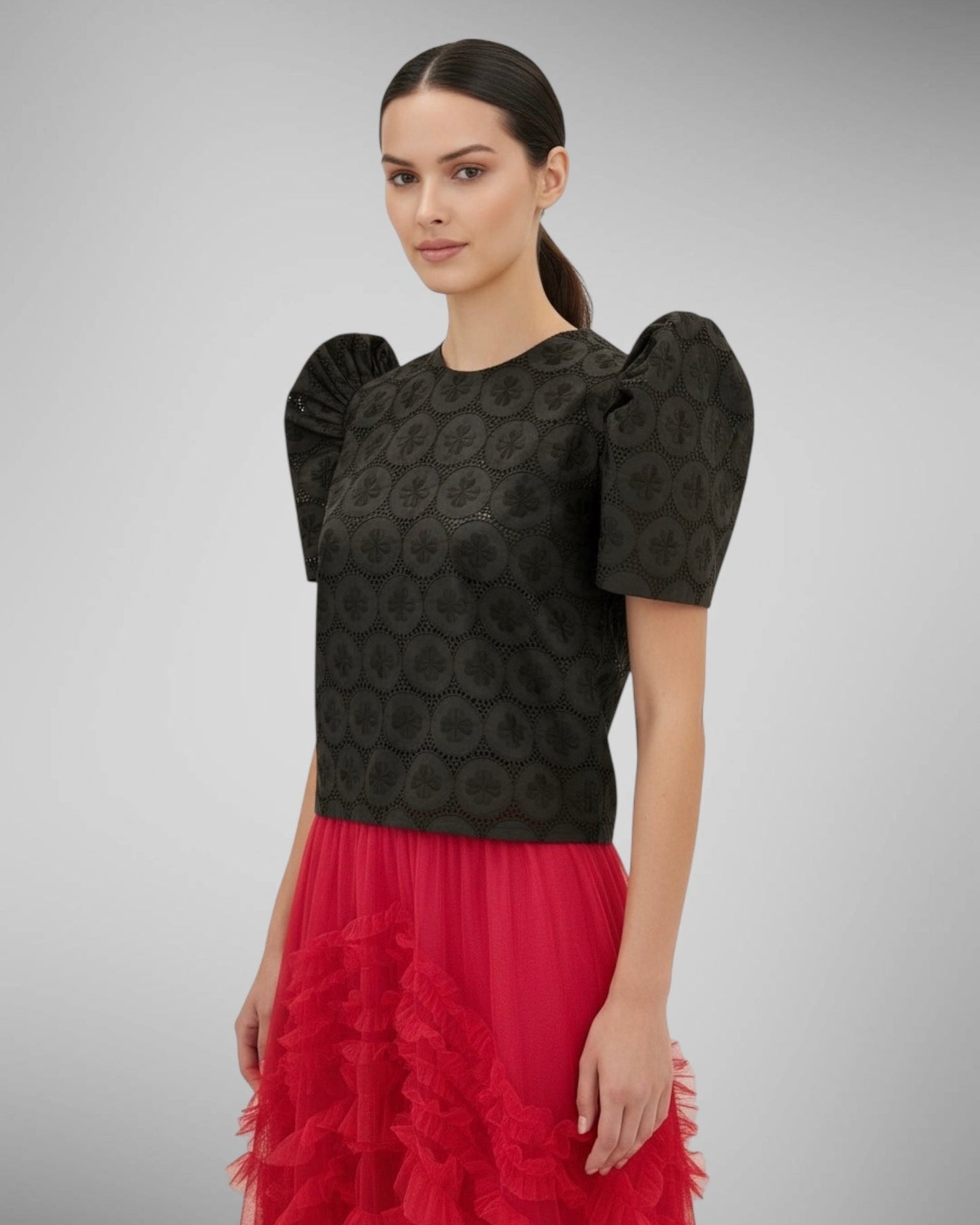 Eyelet Terno Top