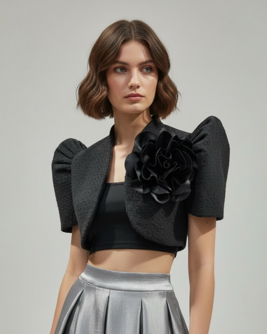 Cropped Bolero Terno