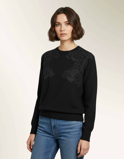 Sweater with Lace