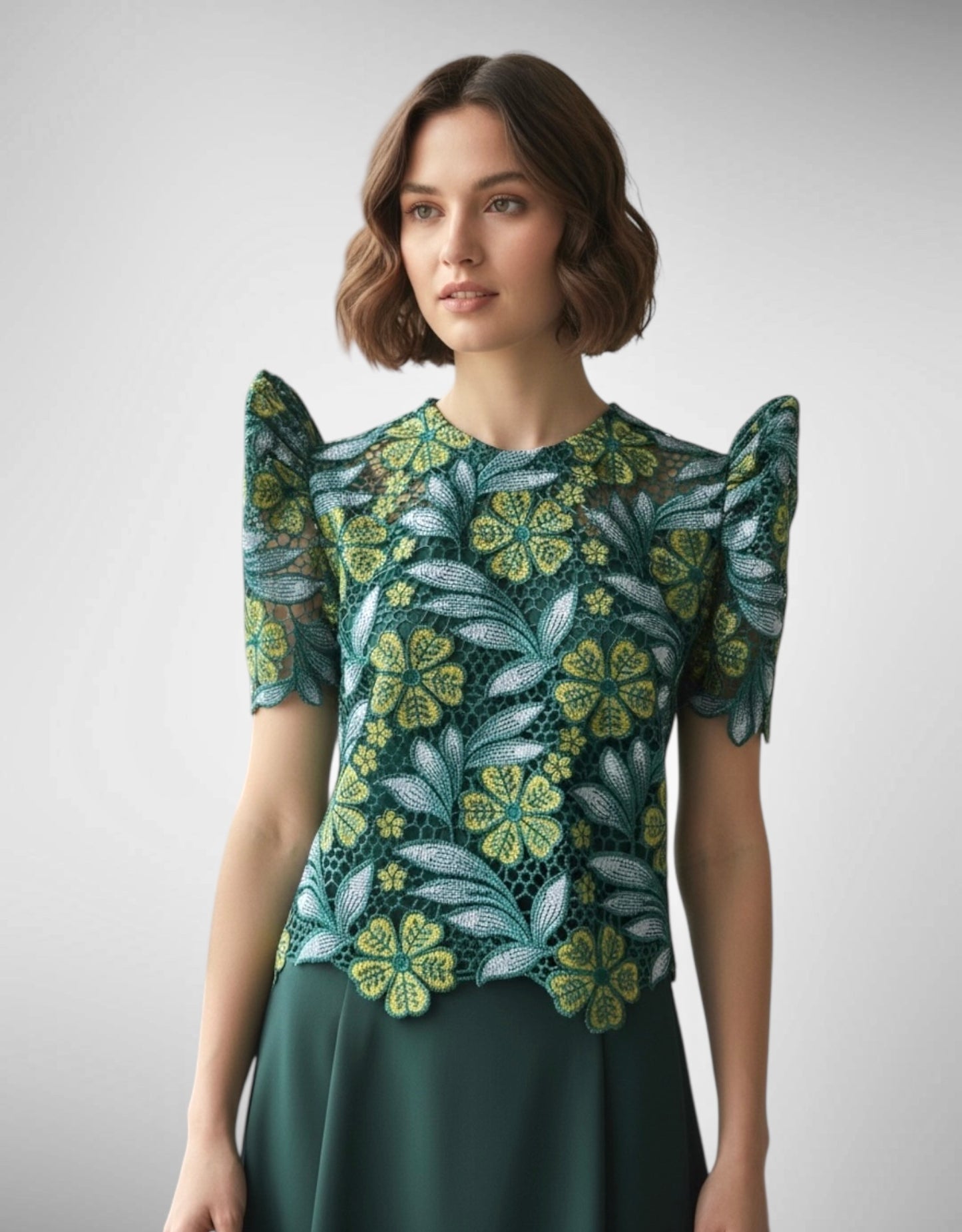 Lace Roundneck Terno Top