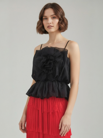 Flower Top with Elastic