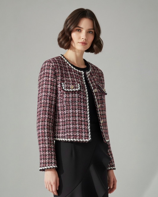 Check Jacket with Piping