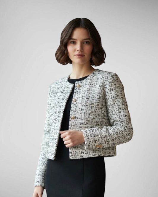 Cropped Tweed Jacket