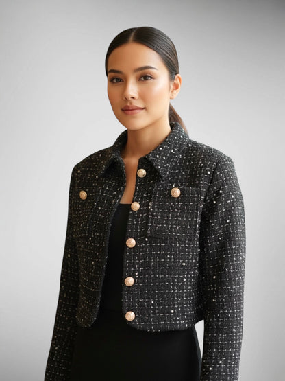 Collared Tweed Jacket