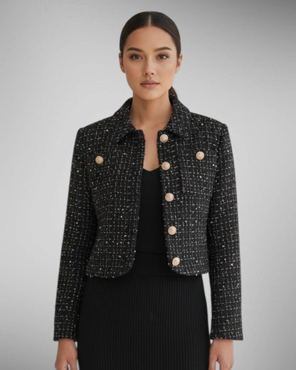 Collared Tweed Jacket