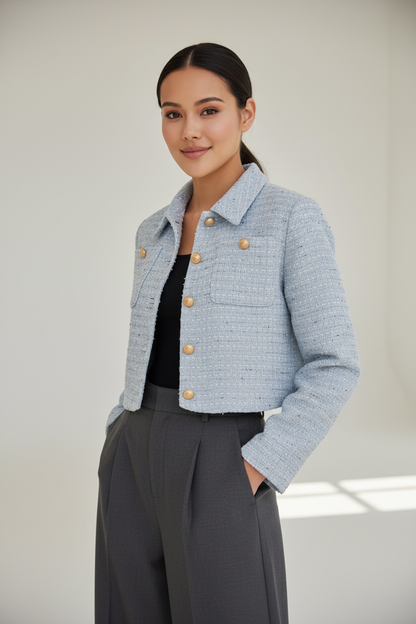 Collared Tweed Jacket
