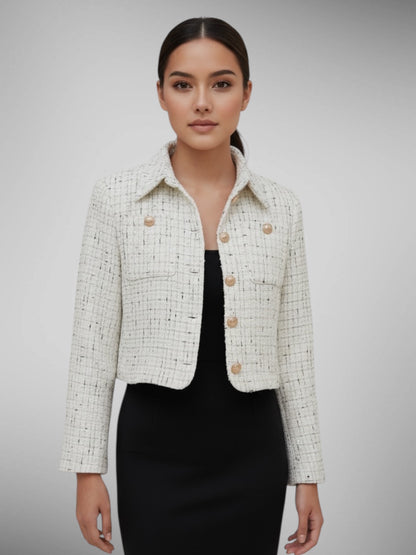 Collared Tweed Jacket