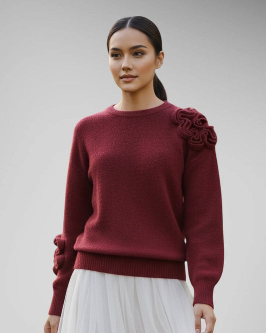 Sweater with Flower