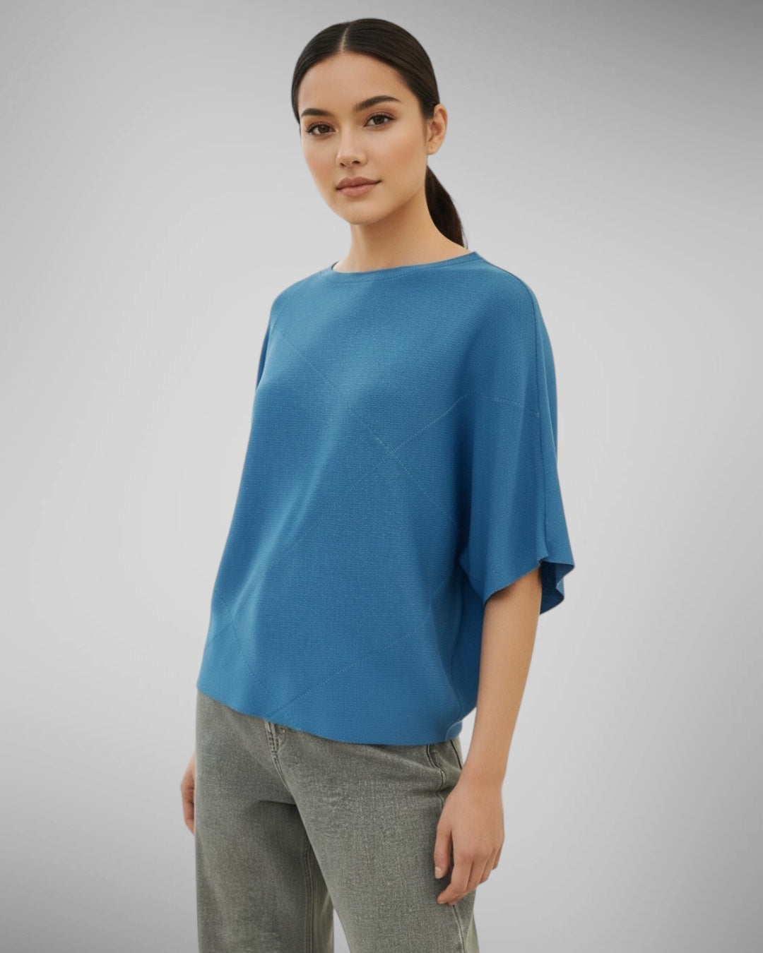 Batwing Knit Top