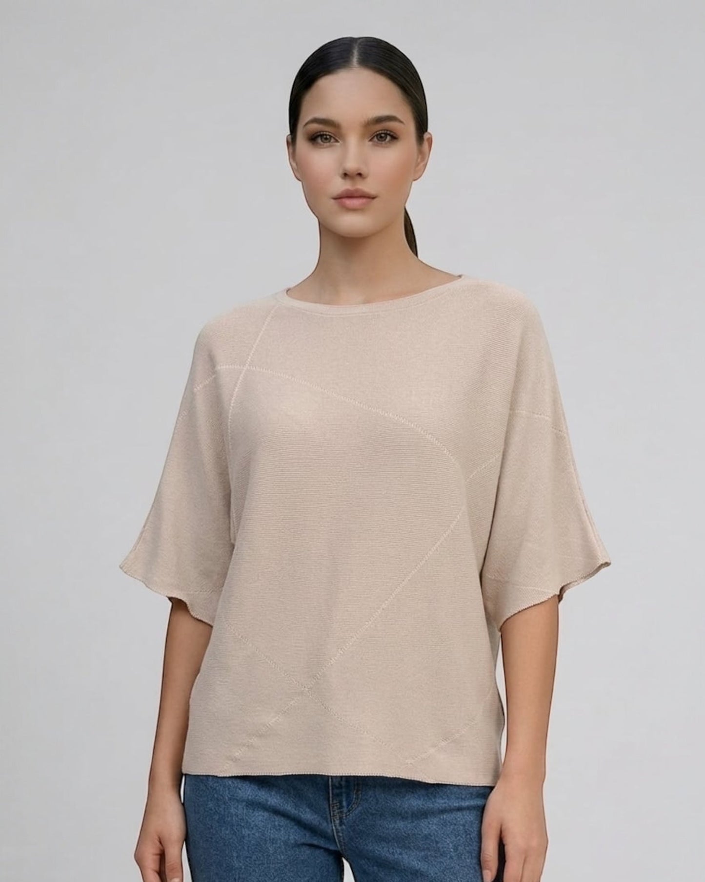 Batwing Knit Top