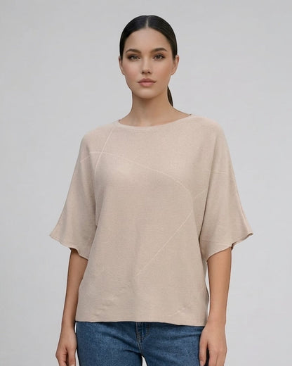 Batwing Knit Top