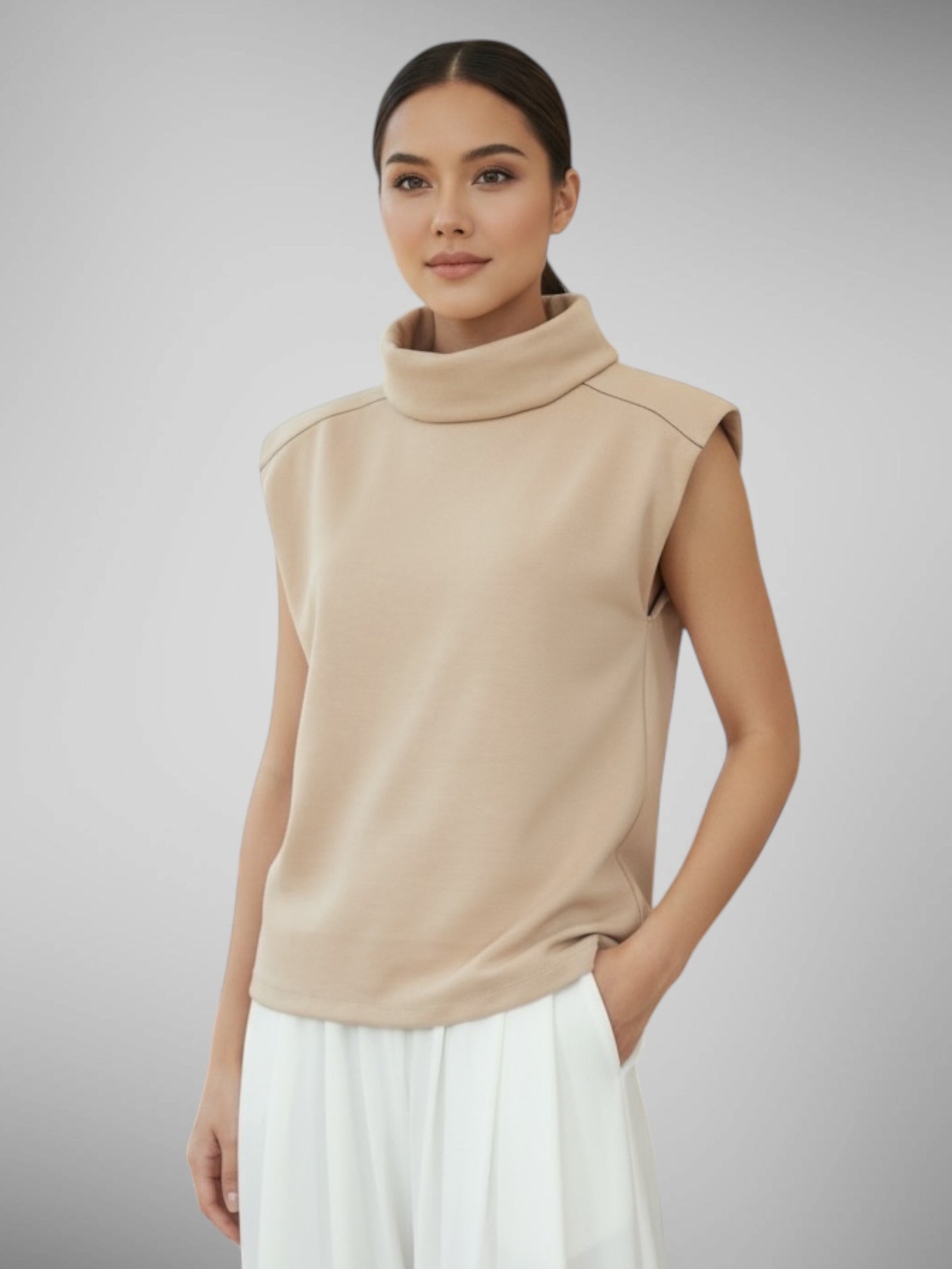 Highneck Padded Top
