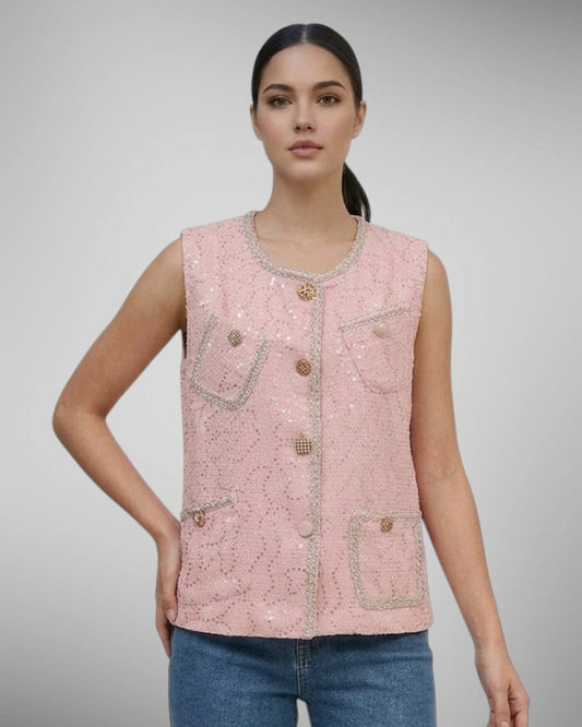 Sequins Vest