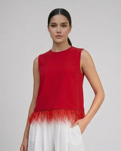 Sleeveless Double Knit Jersey