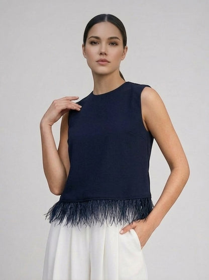 Sleeveless Double Knit Jersey