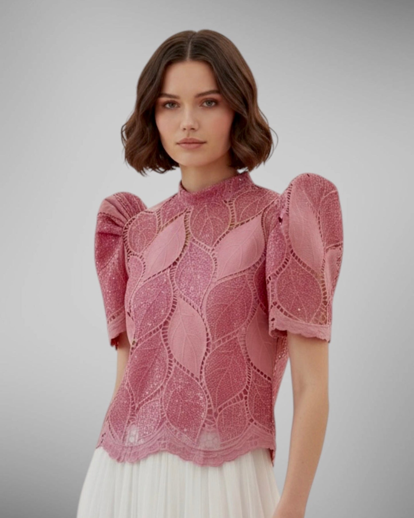 Stand Collar Terno Top