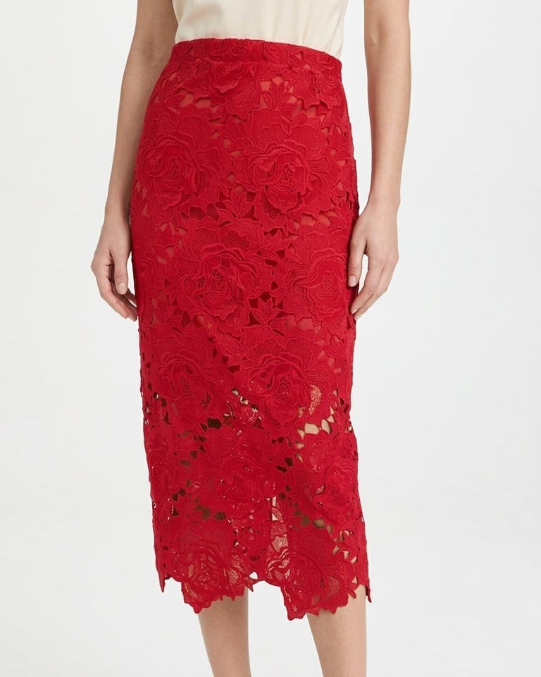 Flower Pencil Skirt