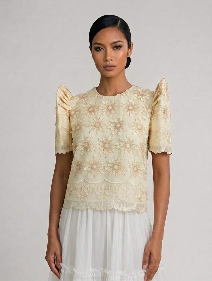3D Roundneck Terno Top