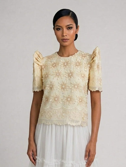 3D Roundneck Terno Top