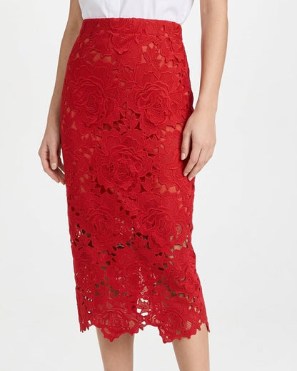 Flower Pencil Skirt