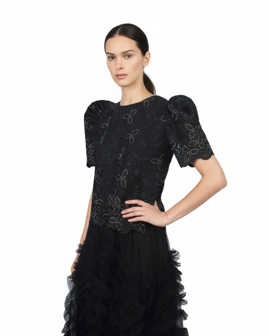 Roundneck Lace Terno Top