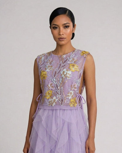 Beaded Tie Side